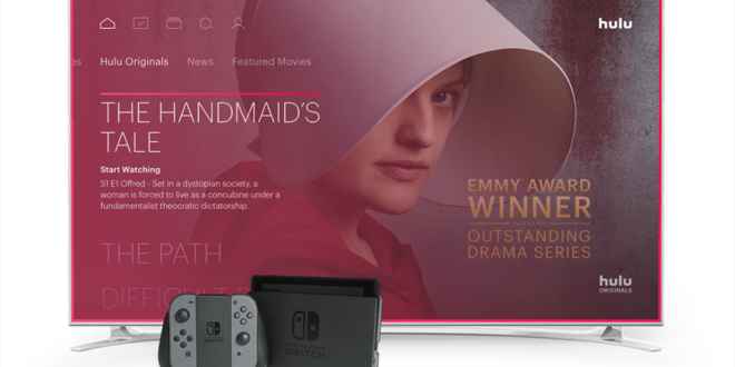 Hulu Launches on Nintendo Switch Game System