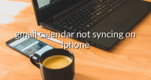 gmail calendar not syncing on iphone