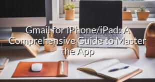 Gmail for iPhone/iPad: A Comprehensive Guide to Master the App