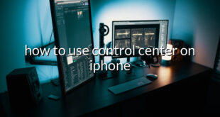 how to use control center on iphone