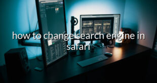 how to change search engine in safari