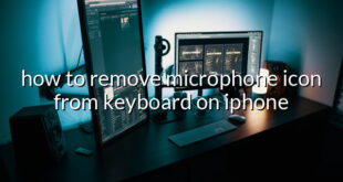 how to remove microphone icon from keyboard on iphone