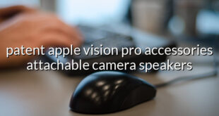 patent apple vision pro accessories attachable camera speakers