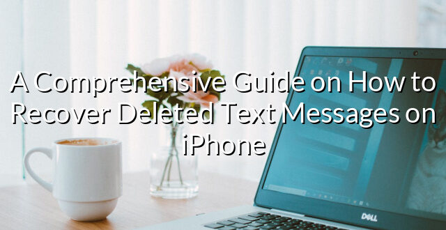 A Comprehensive Guide on How to Recover Deleted Text Messages on iPhone