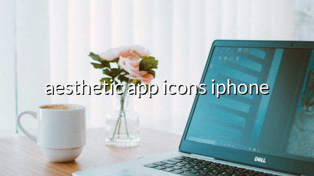 aesthetic app icons iphone