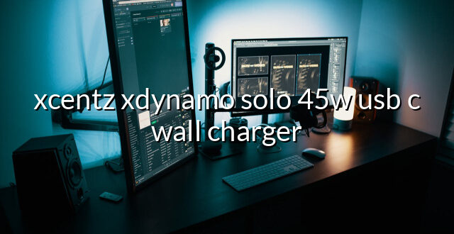 xcentz xdynamo solo 45w usb c wall charger