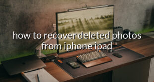 how to recover deleted photos from iphone ipad